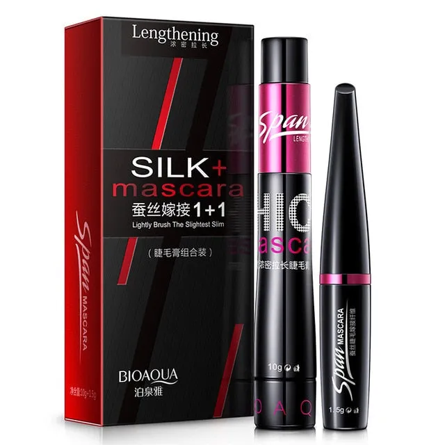 BIOAQUA Brand 2 in 1 false eyelashes   Mascara