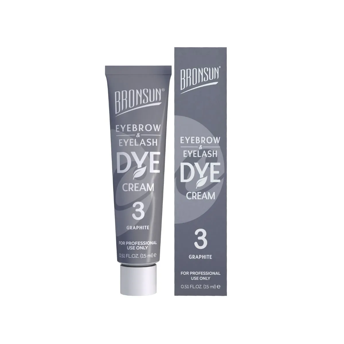 Bronsun Lash & Brow Cream Dye - #3 Graphite