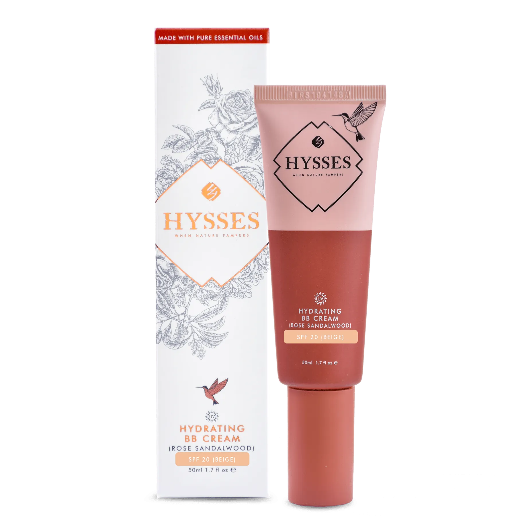 Hydrating BB Cream Rose Sandalwood SPF20, Beige