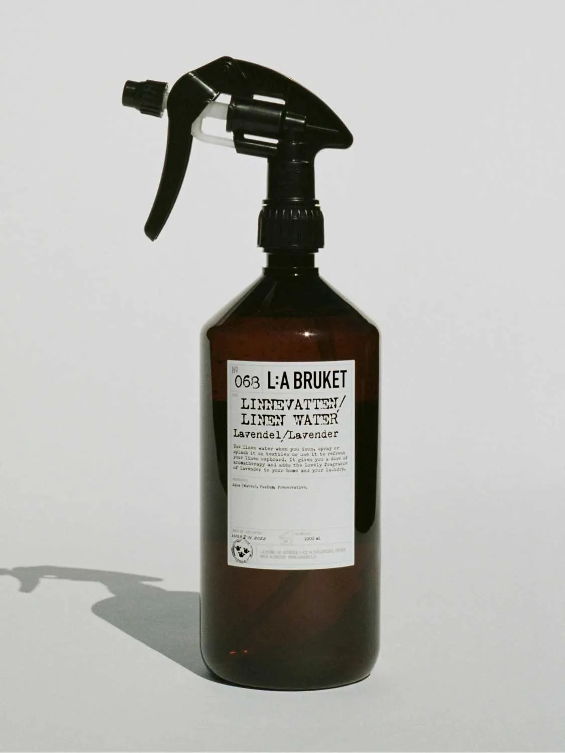 LA Bruket Lavender Linen Water with Pump
