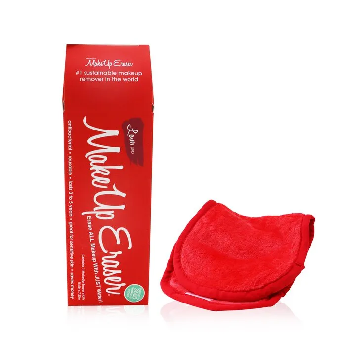Makeup Eraser Cloth - # Love Red - -