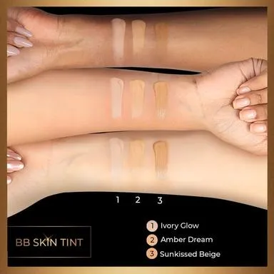 Manish Malhotra BB Skin Tint With SPF 50 PA   | Hydrating, Light to Medium Coverage, Skin Brightening BB Cream For Dark Skin