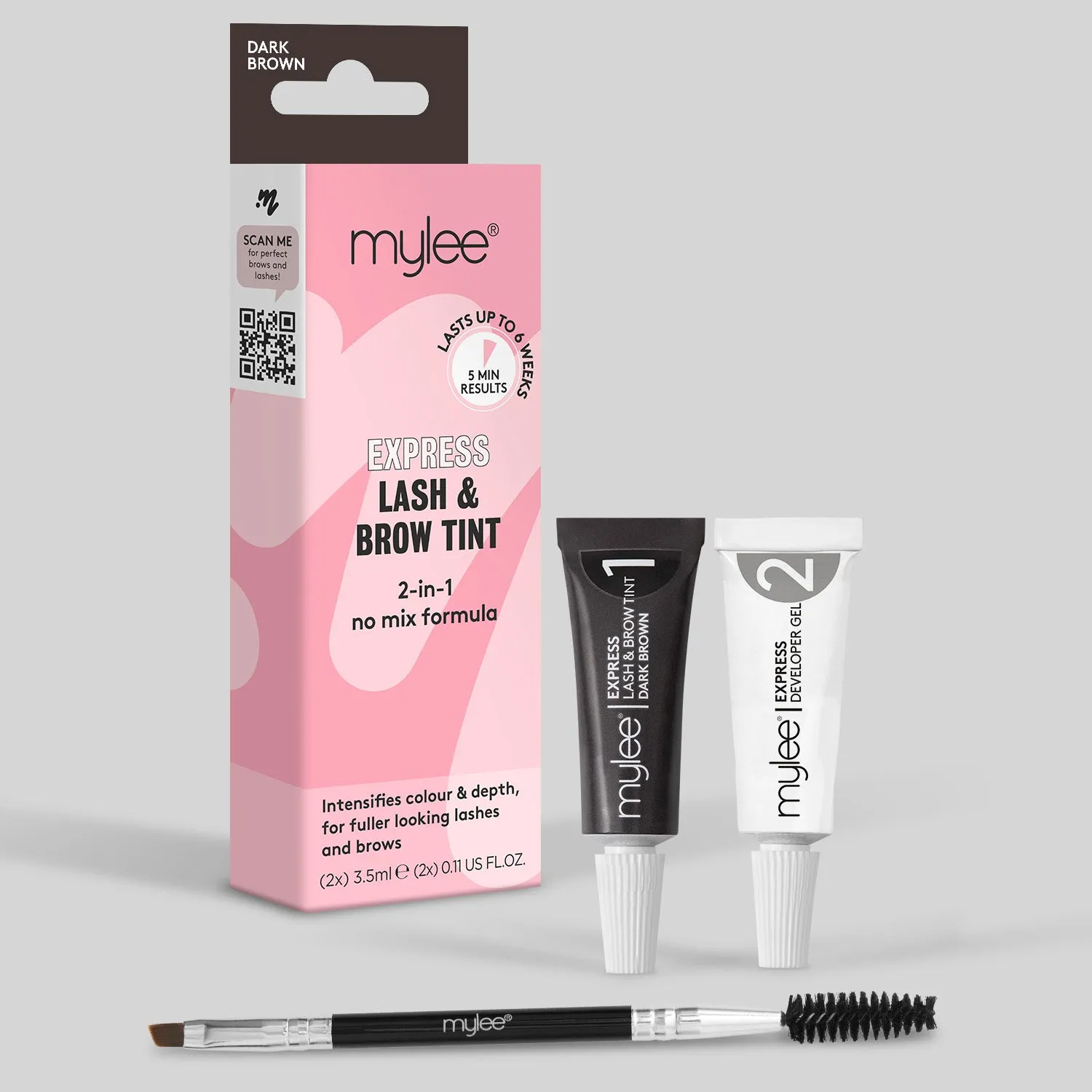 Mylee Express 2 in 1 Lash and Brow Tint - Dark Brown
