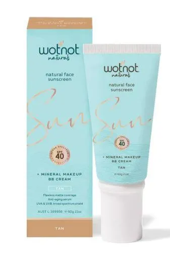 WotNot Natural Face Sunscreen   BB Cream